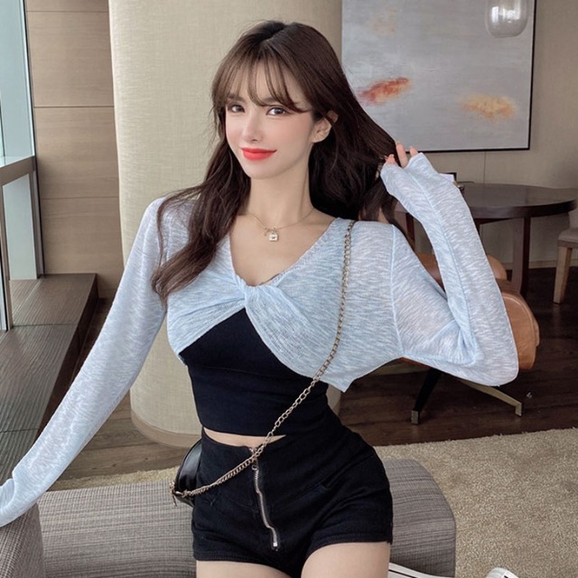 スタイルオータムセーター トップス ロング 秋物 ハンチェンe45774172543