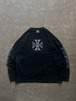 WEST COAST CHOPPERS アイアンクロス 長袖Tシャツ ロンT XL ブラック MADE IN USA