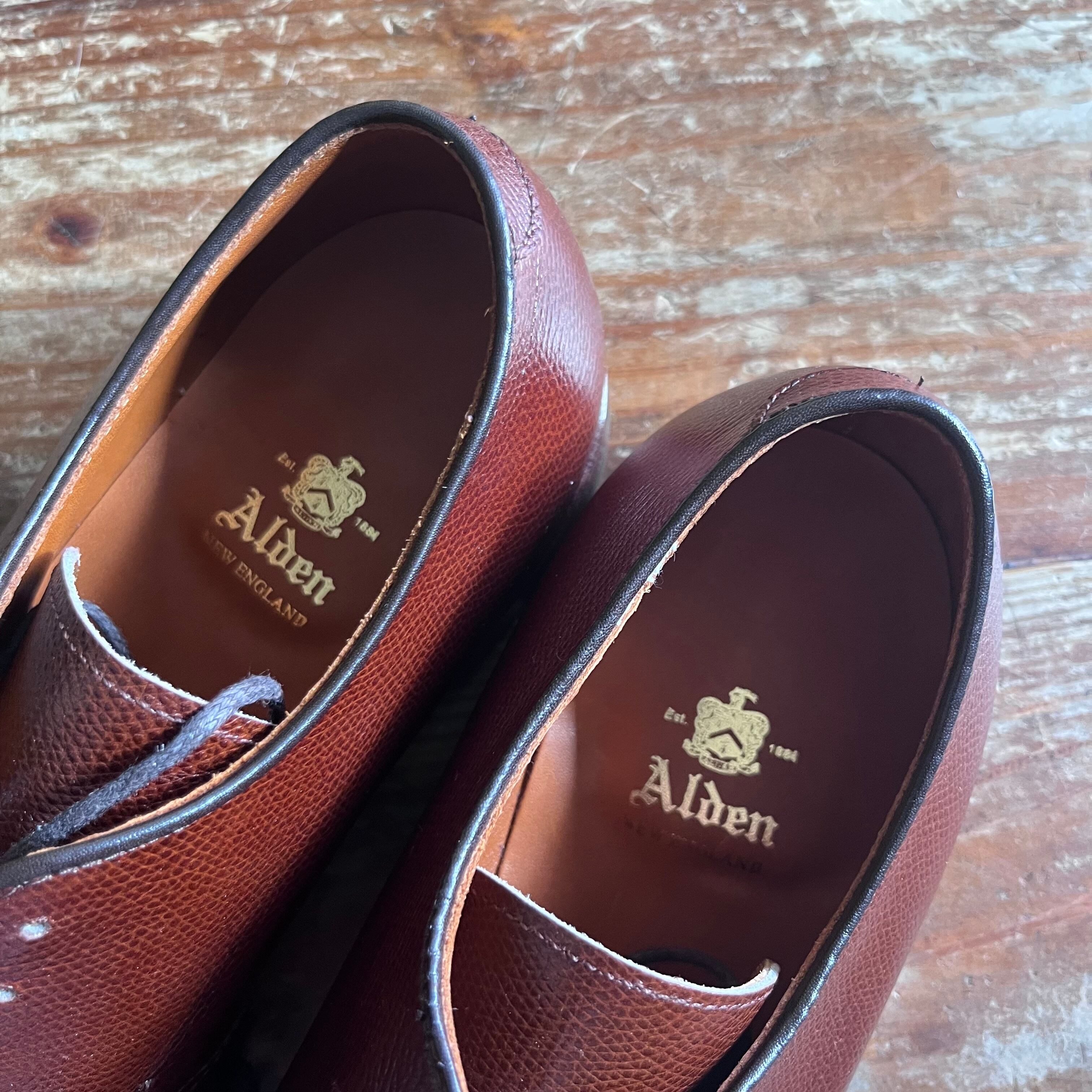 Alden 942 C Grain Calf Dutton Blucher Plain Toe Shoes /9.5 D | Rei