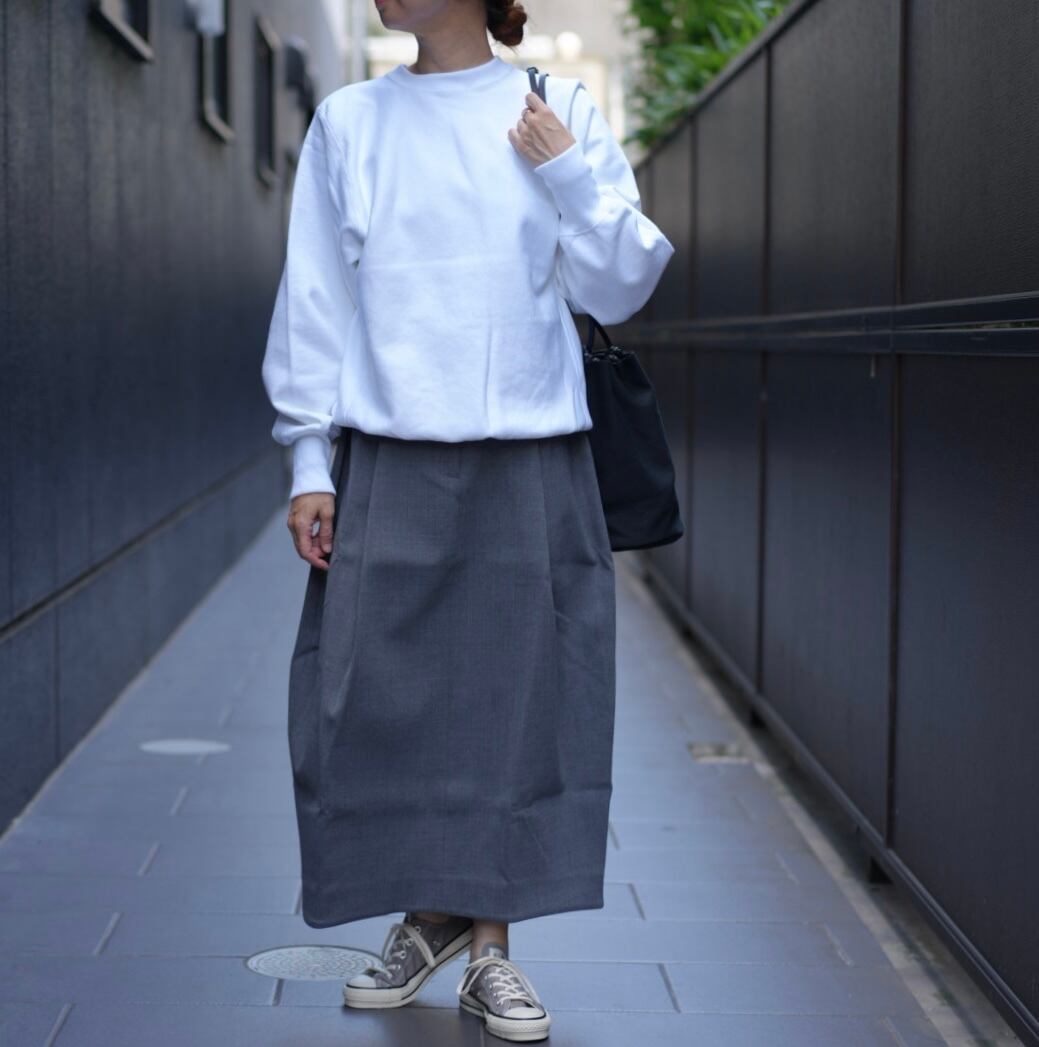 STUDIO NICHOLSON スカート STUDIO NICHOLSON(スタジオ ニコルソン)のPANELLED SKIRT WITH