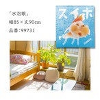 【受注生産】のれん うおづら  水泡眼 幅85ｘ丈90cm