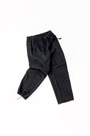 Wool Pile Knee Tuck Easy Jogger