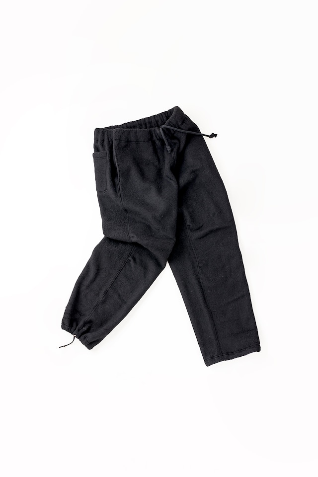 Wool Pile Knee Tuck Easy Jogger