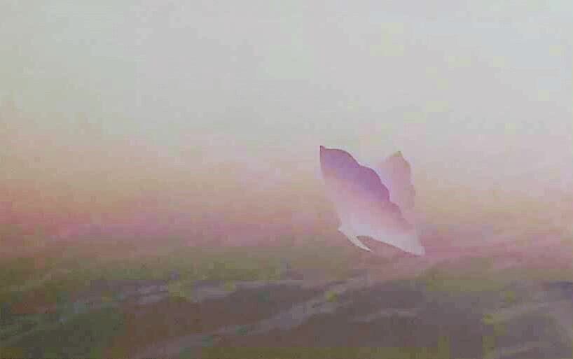 井上公三 額装品 シルクスクリーン 額縁外寸77.0x59.0x2.0㎝ 内寸