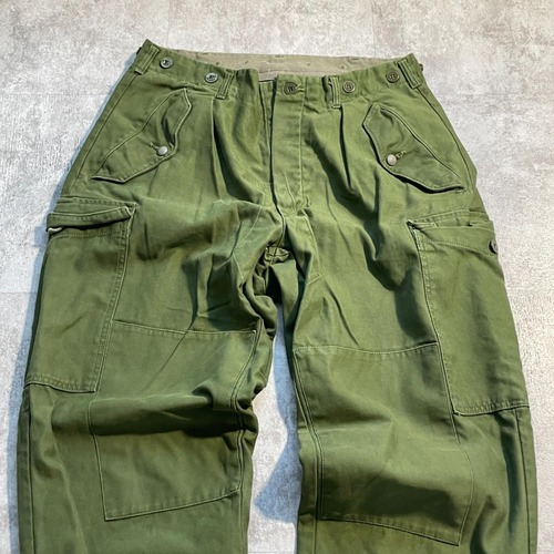 60s- スウェーデン軍 実物 M-59 フィールドパンツ C52 w32 詳細写真3