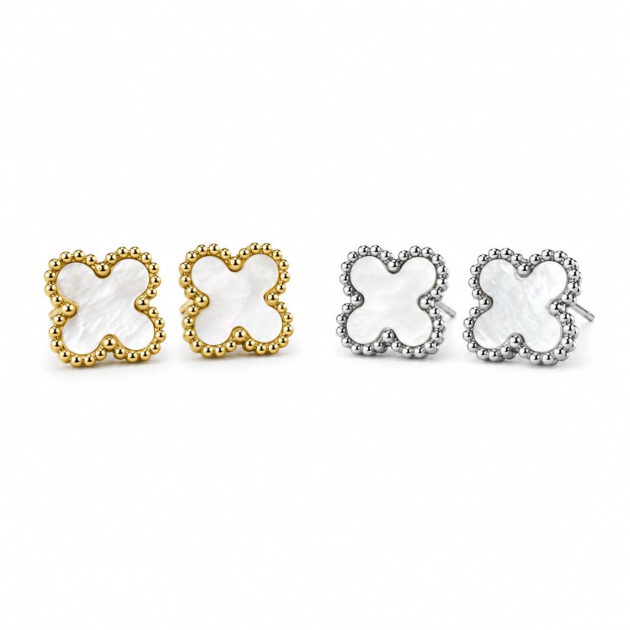 クローバーシェルピアス | jewelrychaco