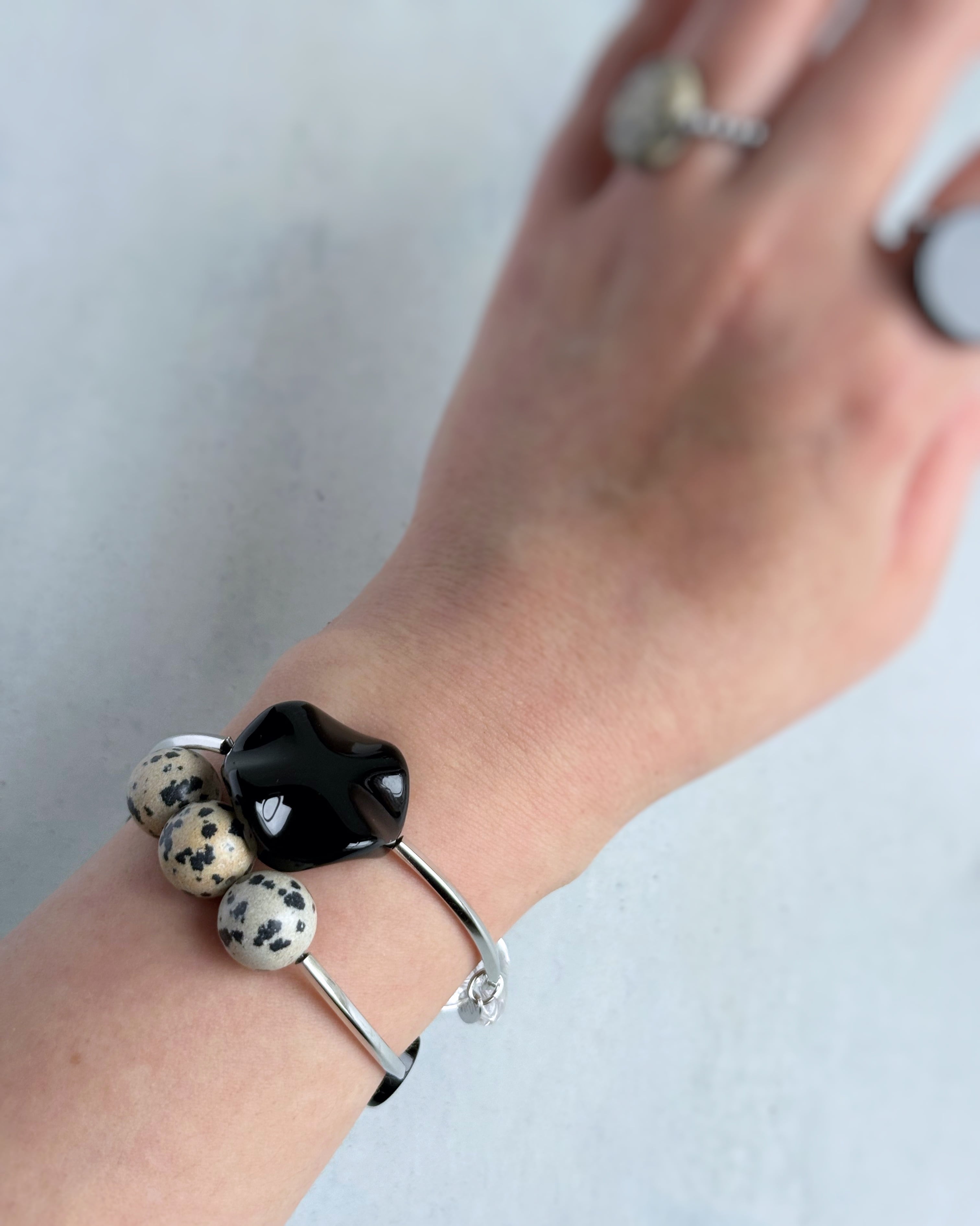 layered bracelet(モノトーン)
