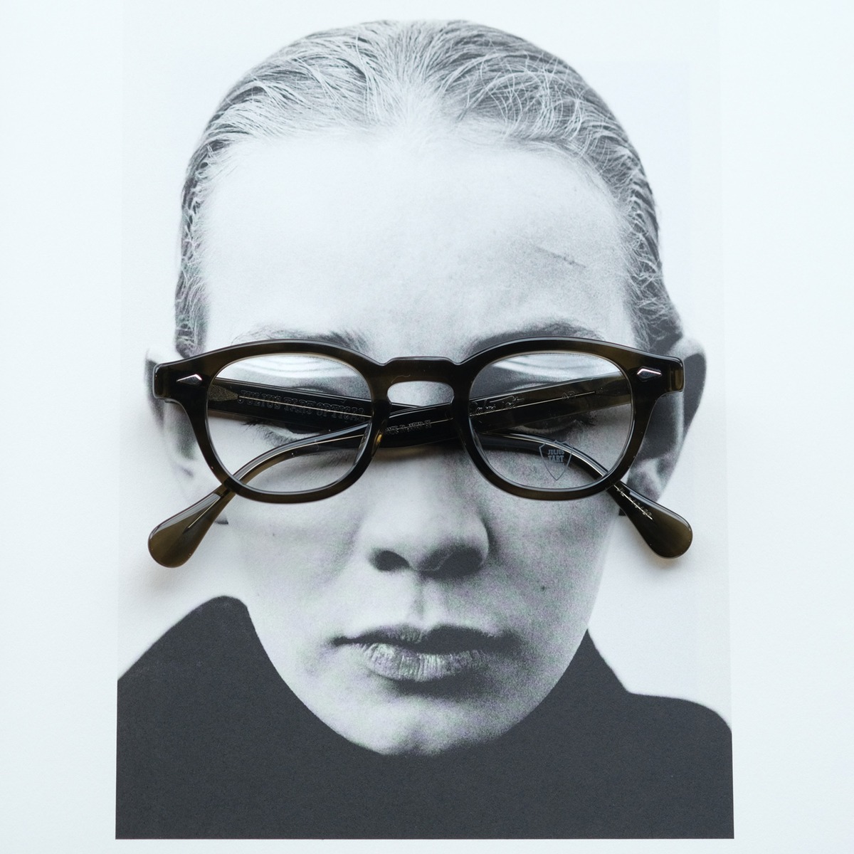 JULIUS TART OPTICAL】AR 44□24 - Olive Green Sasa (MEDIUM  