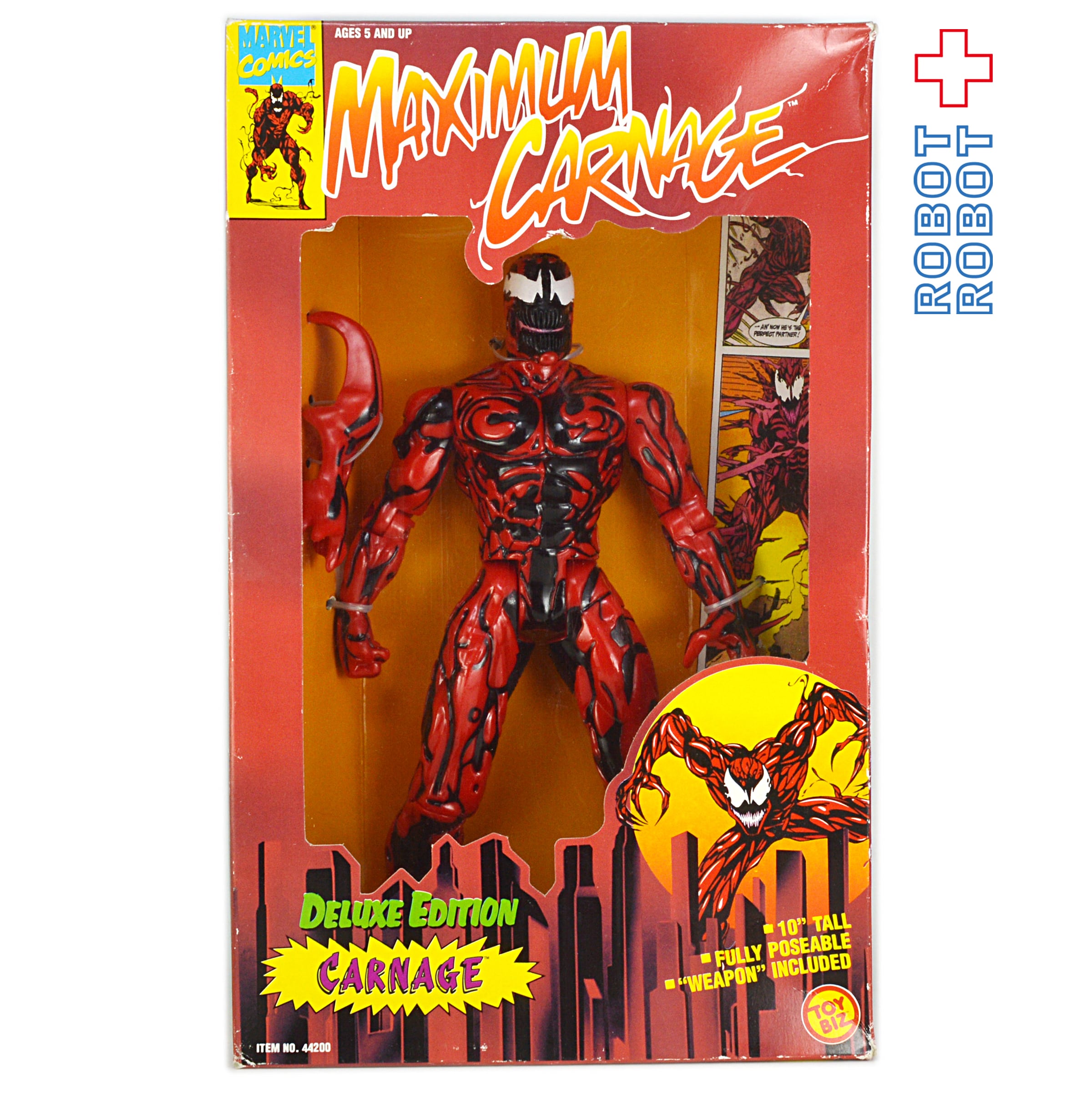 ビンテージエクストララージ　トイフィギュア トイビズ マーベル マキシマム・カーネイジ 10インチ DX アクション