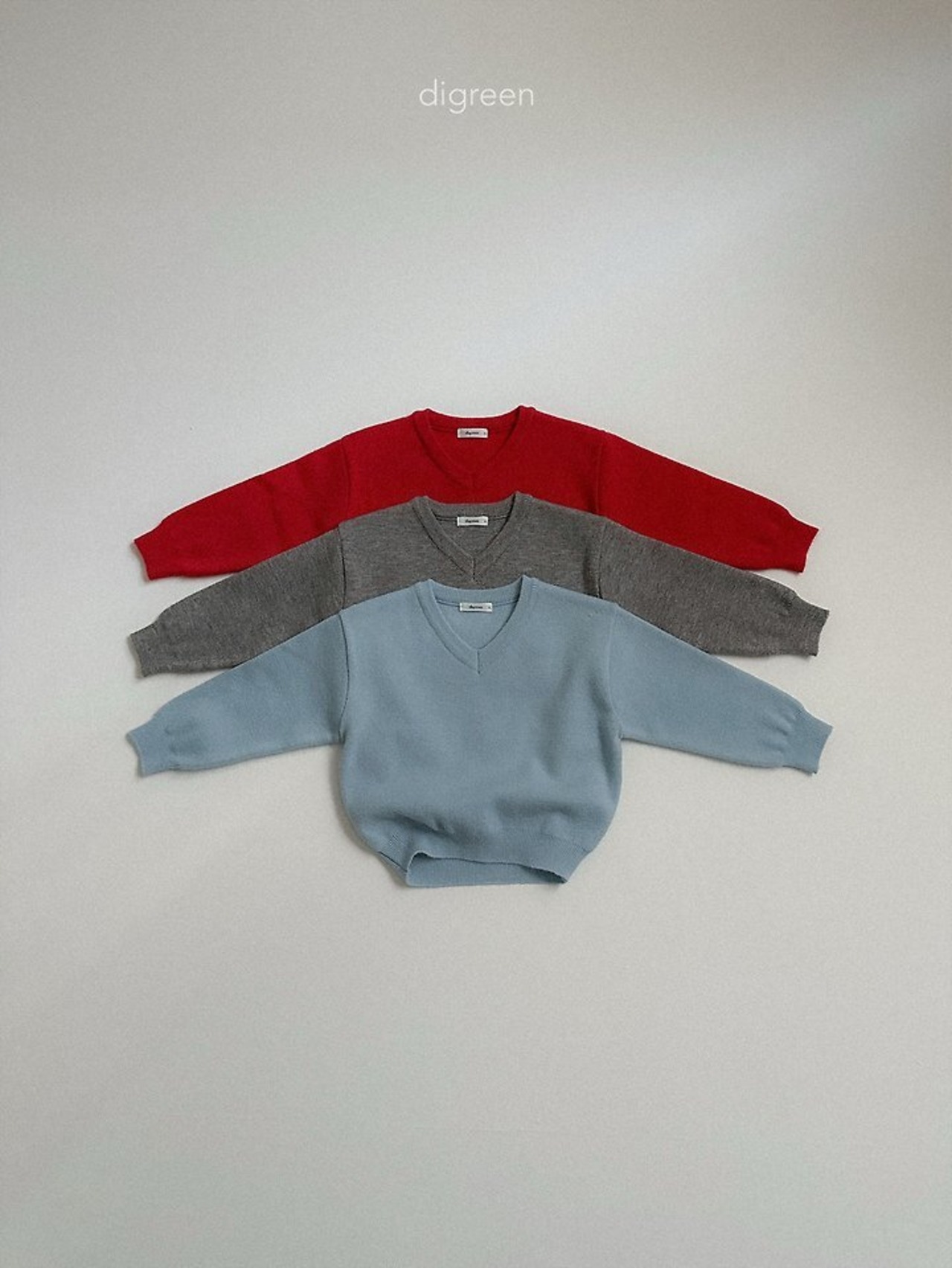 〖取寄〗韓国子供服 / 26winter / Digreen / コージーVネックニット / キッズ / 冬服 *S~2XL*