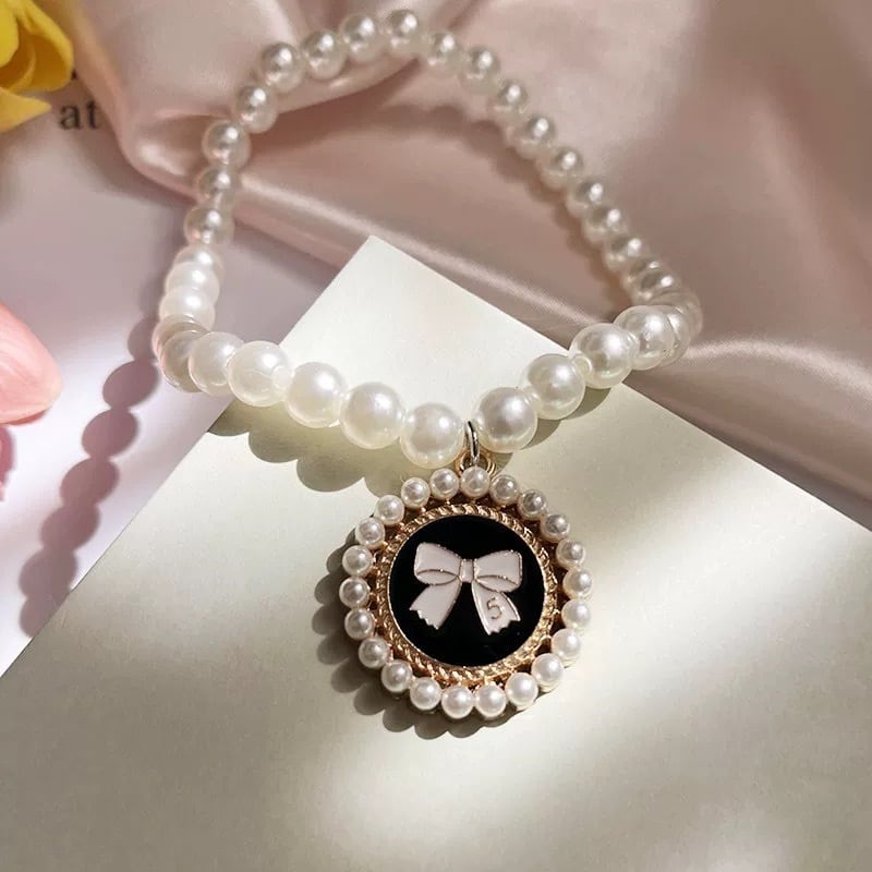 リボンモチーフネックレス風チョーカー 00322