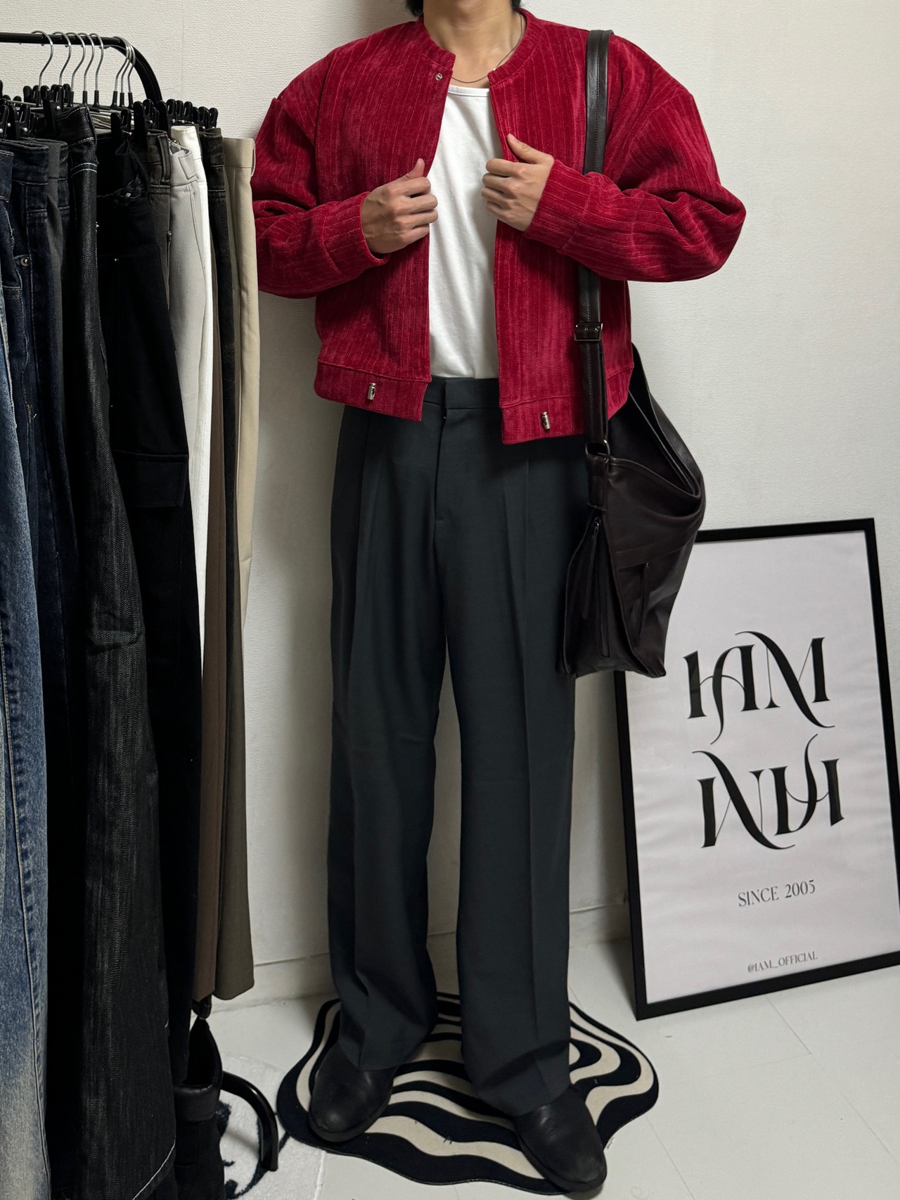 Velour Cropped Long Sleeve Cardigan (3color) - 17