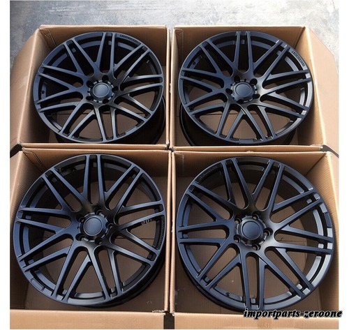 22インチ B スタイル サテンブラックホイール メルセデスベンツ W166 W167 x166 GLS 鍛造 -BRN-11985★