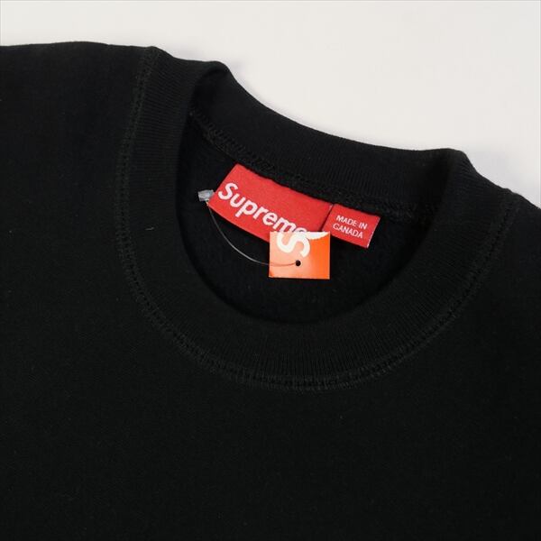 Supreme シュプリーム S Logo Crewneck ブラック 16aw Supreme シュプリーム S Logo Crewneck ブラック 16aw