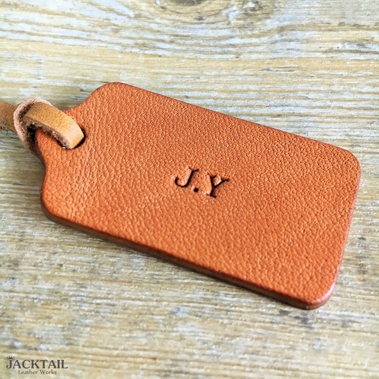 ネームタグ／オイルレザー（ブラウン、レッド、キャメル） | 革鞄