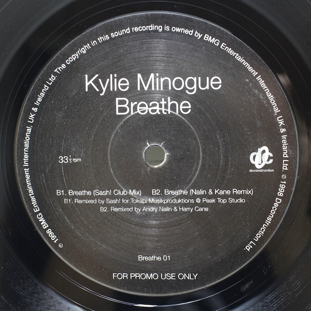 Kylie Minogue / Breathe [Breathe 01] - メイン画像