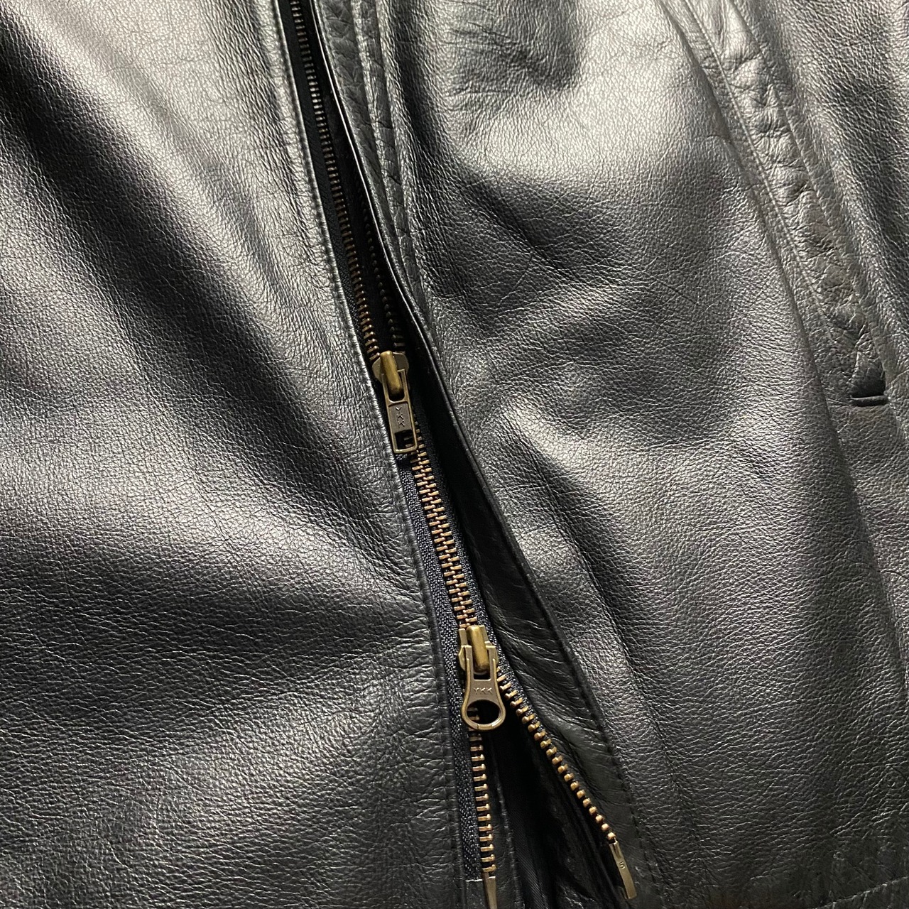 vintage KENZO HOMME black single leather jacket