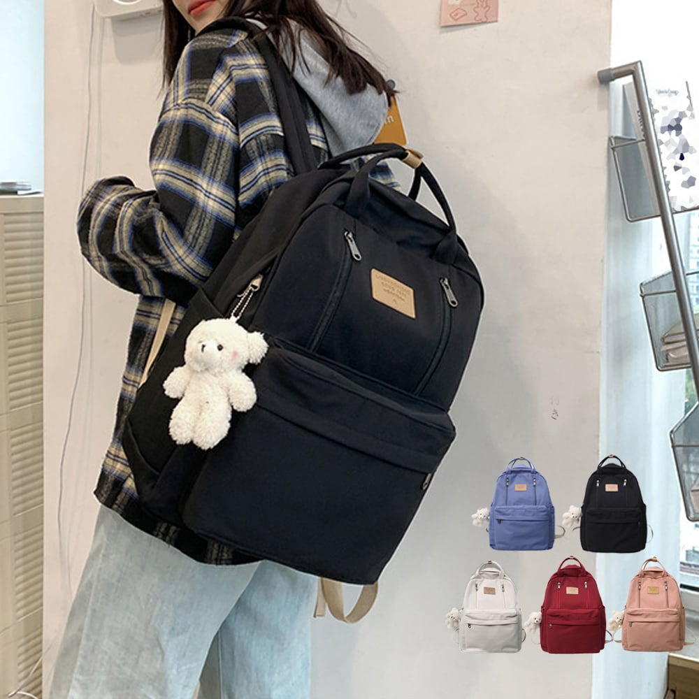 対応 リュックサック レディース 大容量 大人 通勤 通学 学生 アウトドア マザーズバッグ かわいい おしゃれ カジュアル 韓国風 バッグ キーホルダー付き Ritz Chic レディースファッション通販
