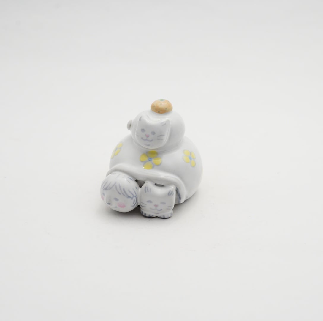 【木村扶由子】ねこと寝正月 鏡餅 17