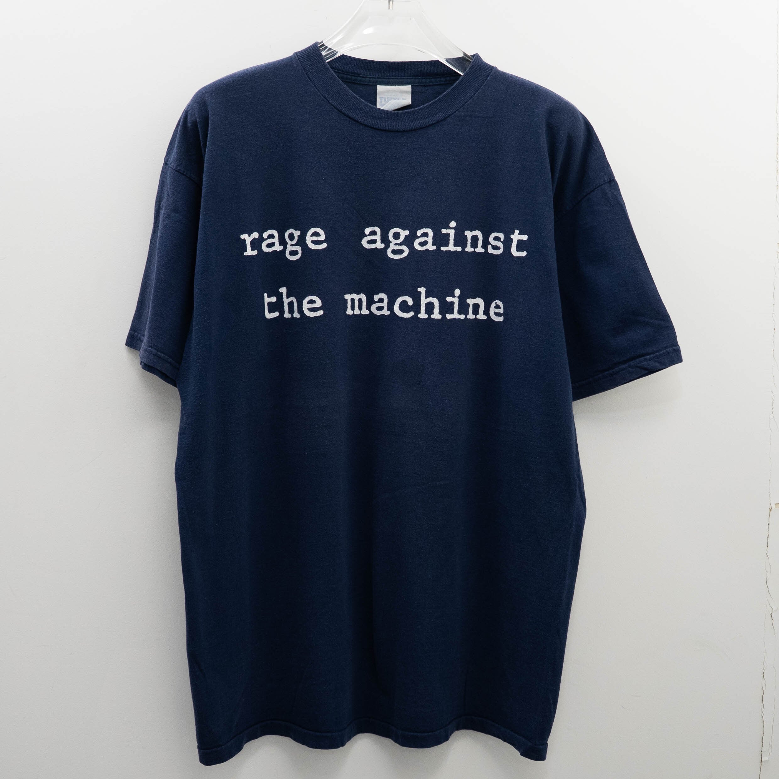 Rage Against the Machine " Molotov cocktail Logo Navy " Tultex XL【A8-377】