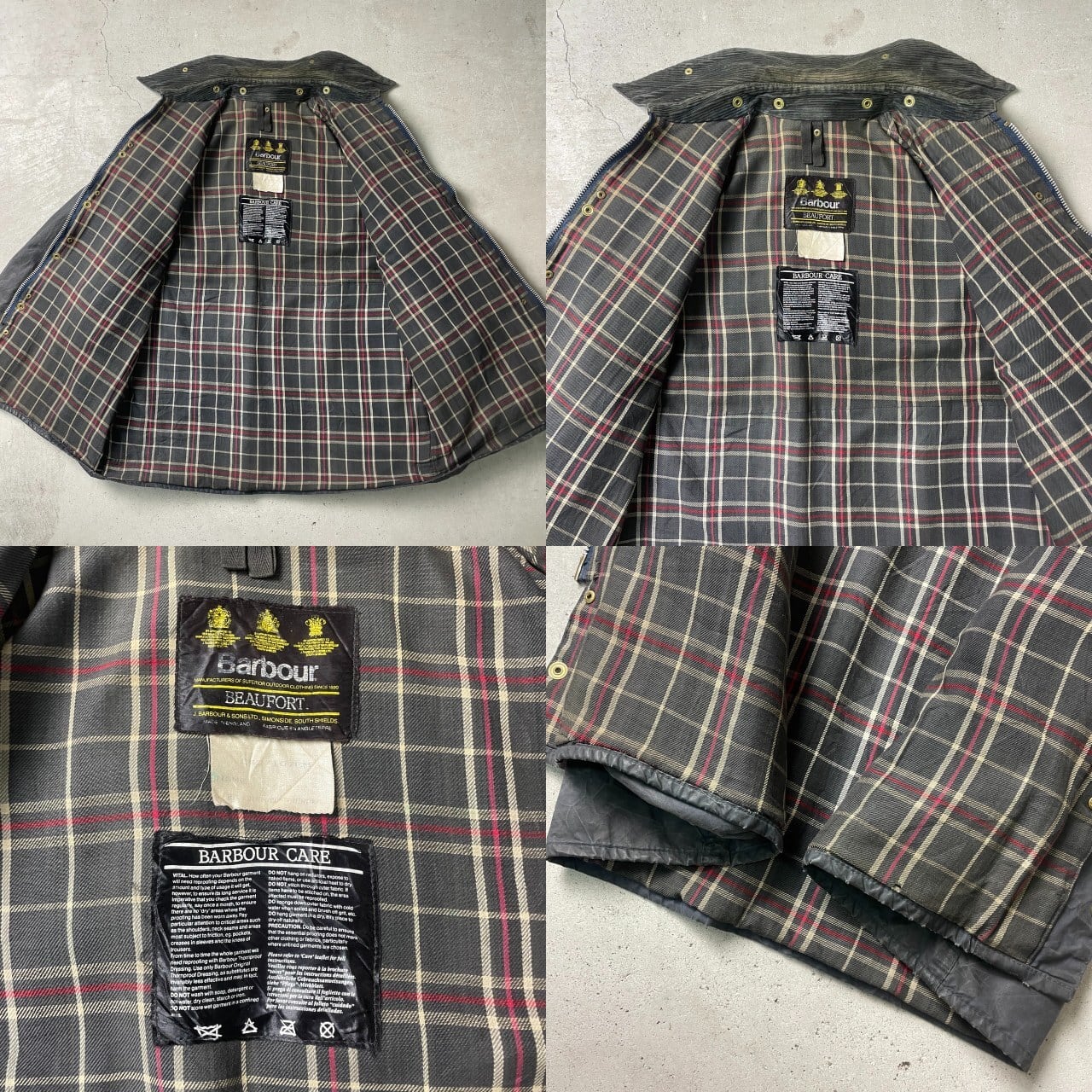 90年製 英国製 Barbour BEAUFORT バブアー ビューフォート オイルド
