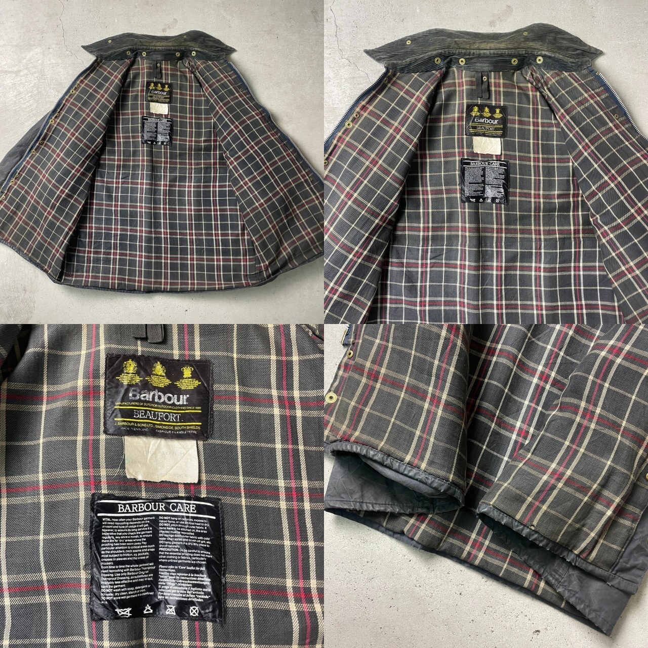 90年製 英国製 Barbour BEAUFORT バブアー ビューフォート オイルド 