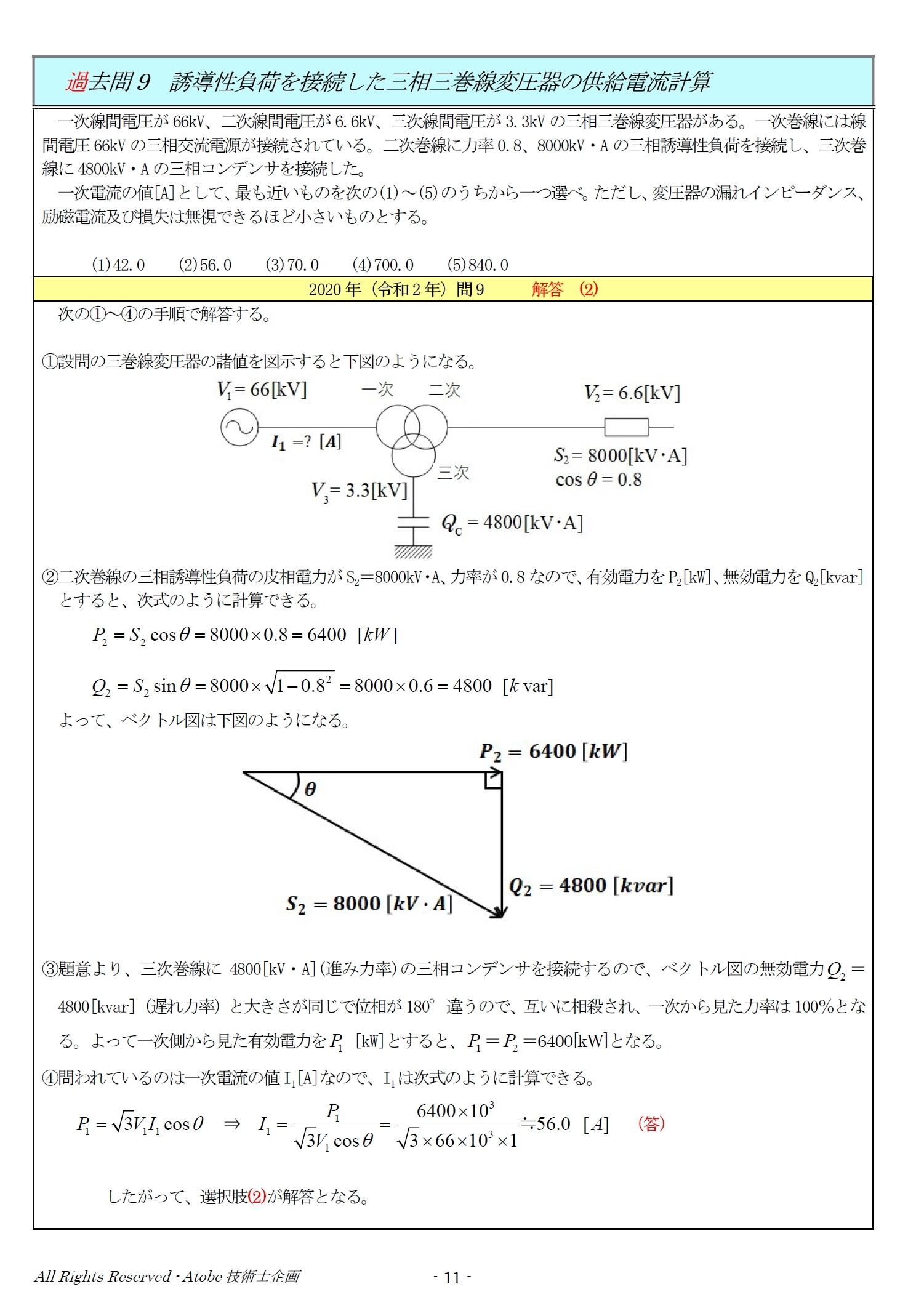 電験3種「機械」(過去問解説16期分)令和6年度上期~平成23 電験3種「機械」(過去問解説16期分)令和6年度上期~平成23