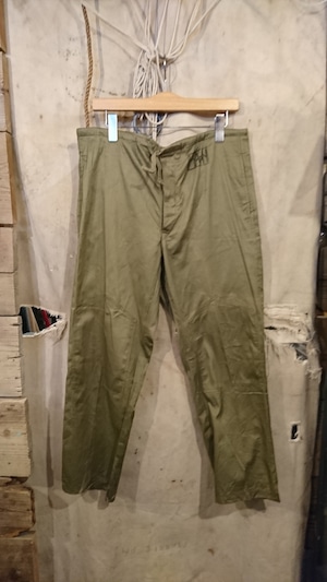 "ROUMANIA MILITARY EASY WORK PANTS" DEAD STOCK 24