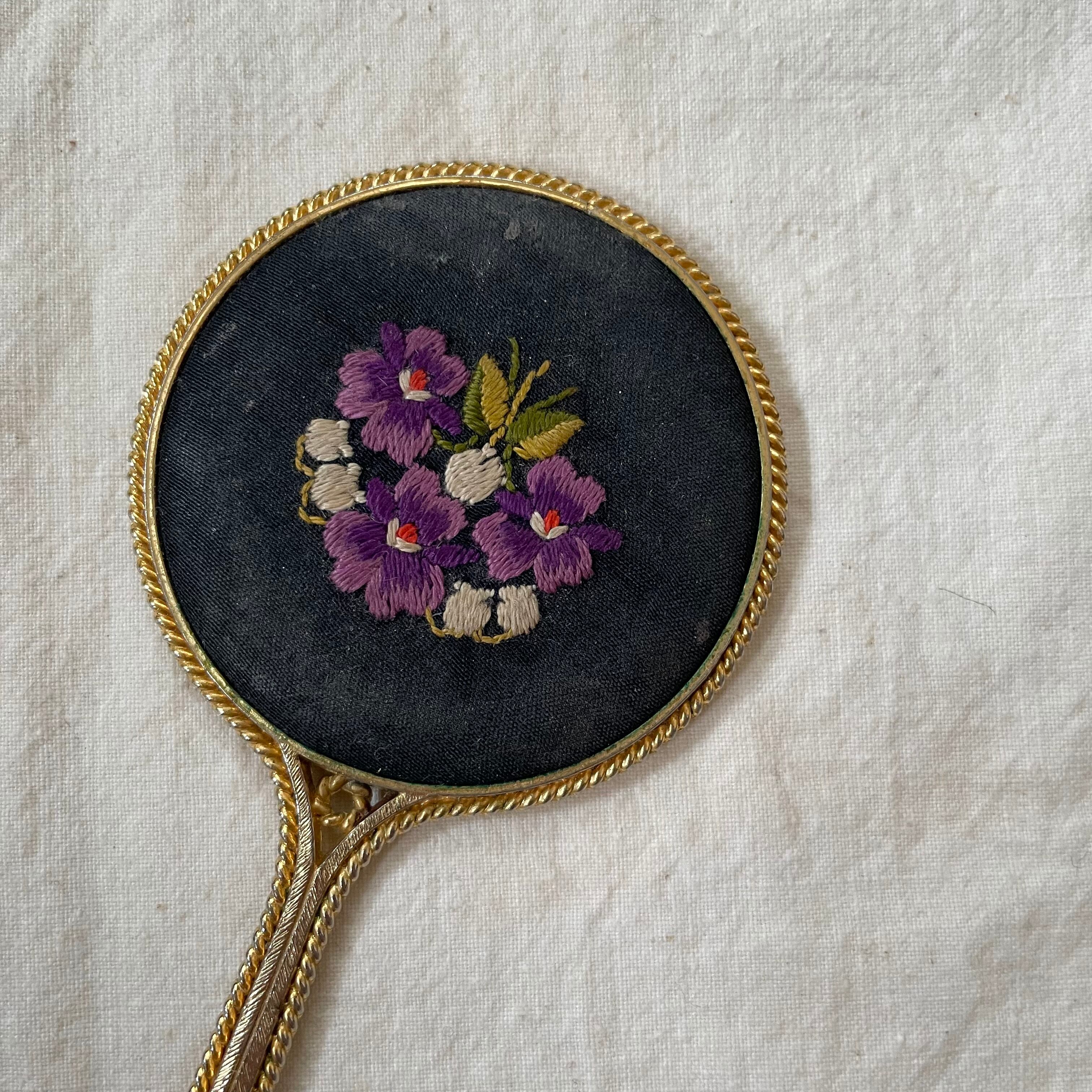 スミレとすずらんの手鏡