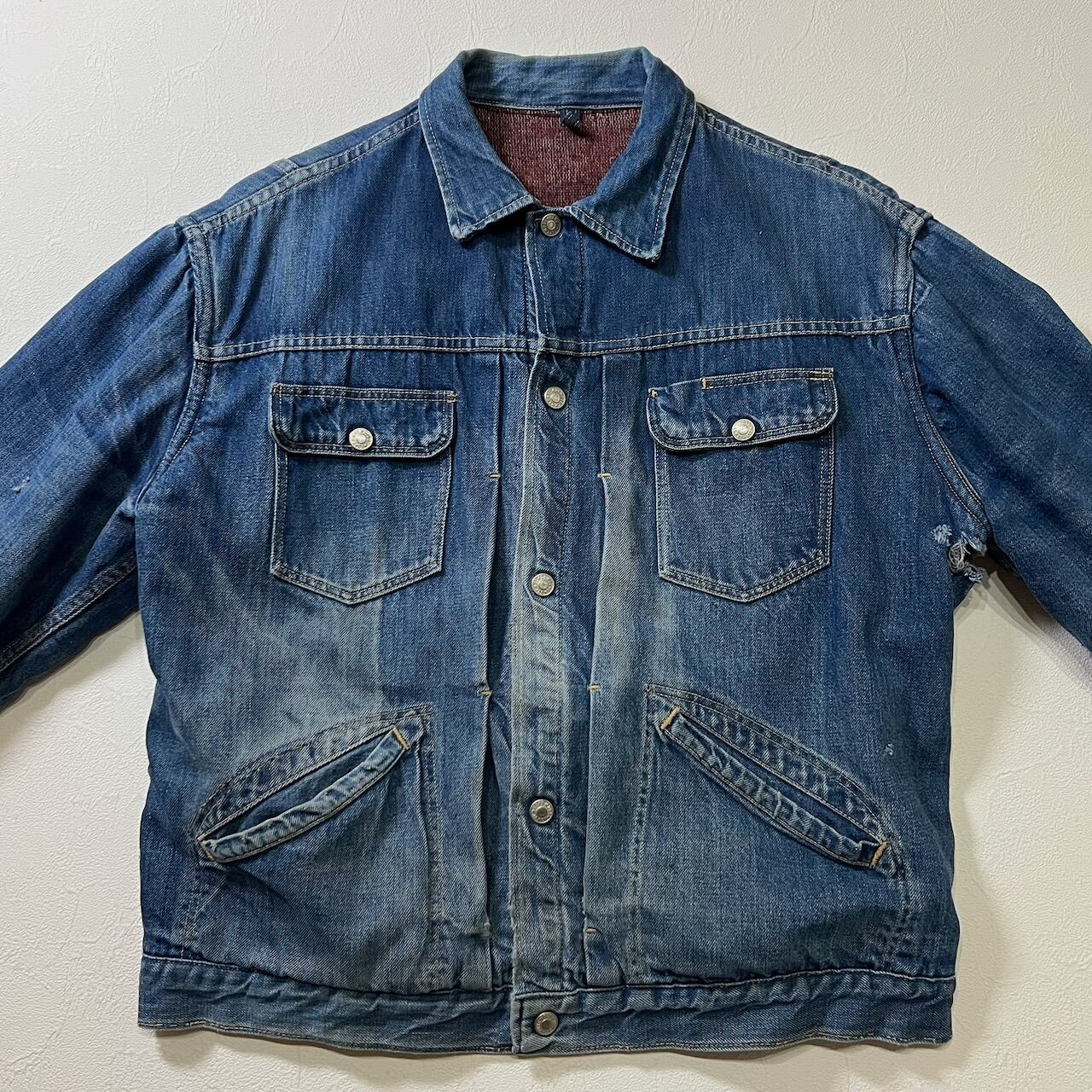60s JCPENNY FOREMOST 2nd type デニムジャケット 裏地ブランケット