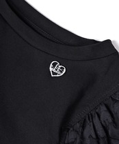 【直営限定ITEM】オパールシフォンスリーブTOPS (BLACK)　CQ-48012H