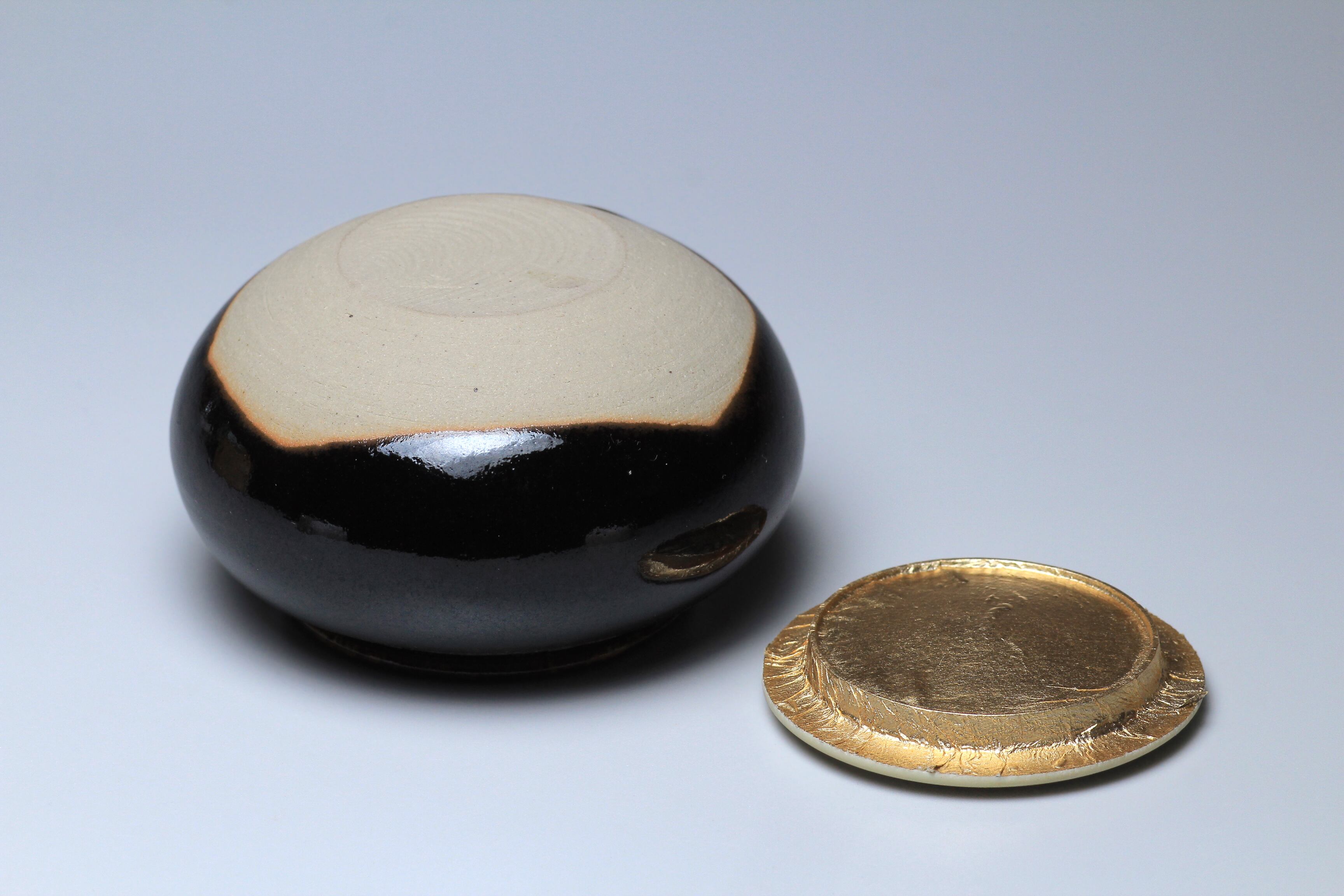 桶谷定一 大海茶入 共箱 茶入れ 古美術品 骨董品 | 正一 古美術