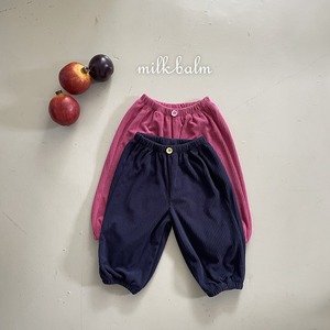 【ﾉﾍﾞﾙﾃｨ＆送料無料】Dewey Pants / milk balm
