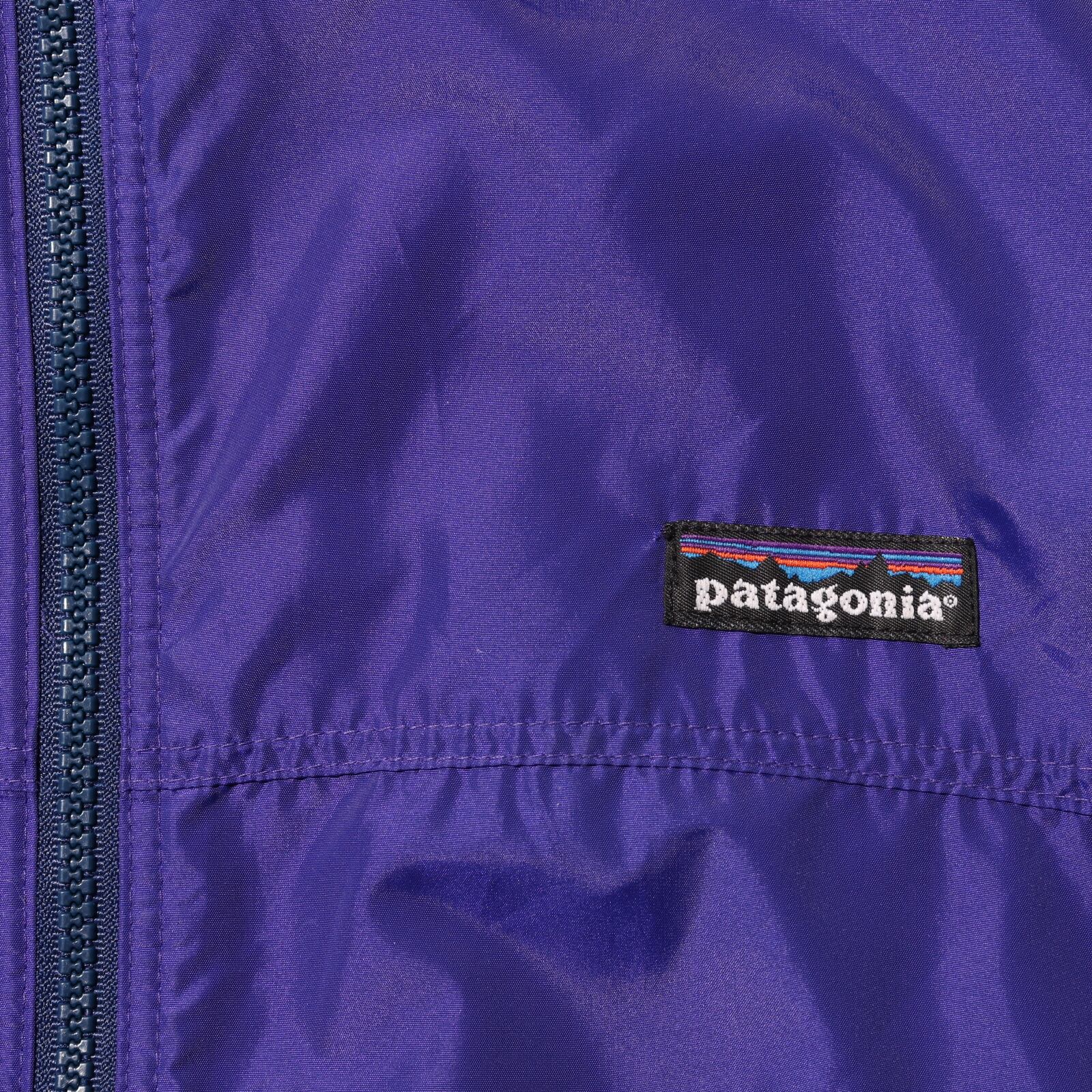 L 雪無し 93年 紫 Shelled Capilene Jacket Patagonia シェルドキャプ 