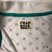 FRAPBOIS フラボア half ドット柄 きのこ 半袖ポロシャツ 2/ホワイト