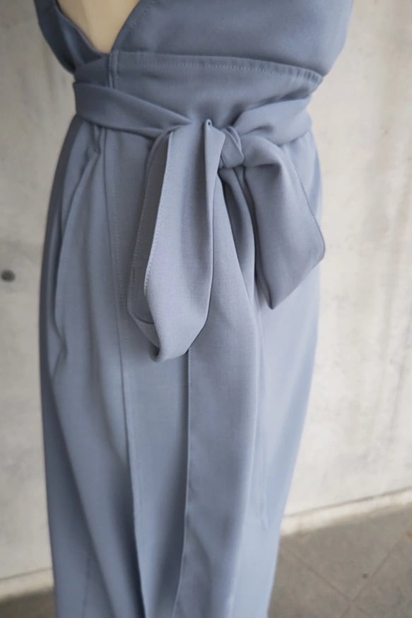 茶道お稽古に最適。羽織って着る「美シルエット」ロングエプロン【S-3L