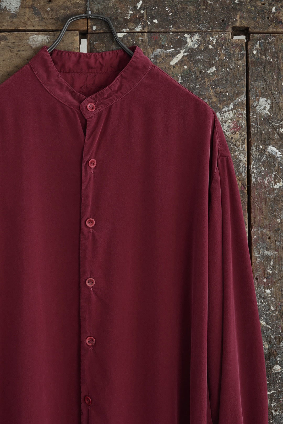 CHEZ VIDALENC - SILK SHIRT MILOU | Brownie