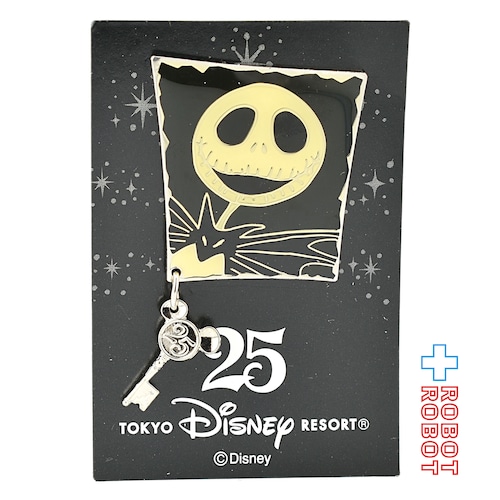 TDR 東京ディズニーリゾート 25周年記念 来園者配布品 ナイトメアー・ビフォア・クリスマス ジャック・スケリントン ピンズ キャラクタースケッチ 開封