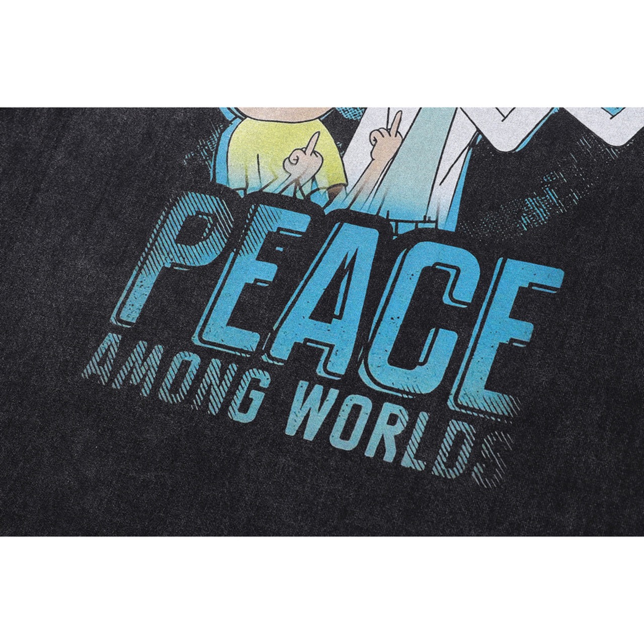 VINTAGE ストリート リック・アンド・モーティ Tシャツ T1718