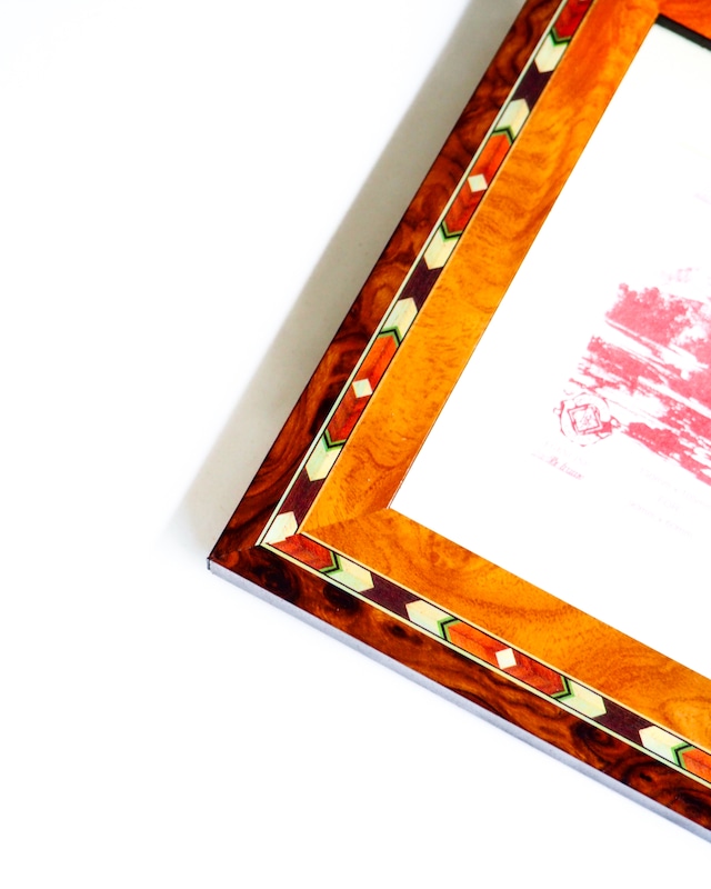 picture frame with a geometric made in USA