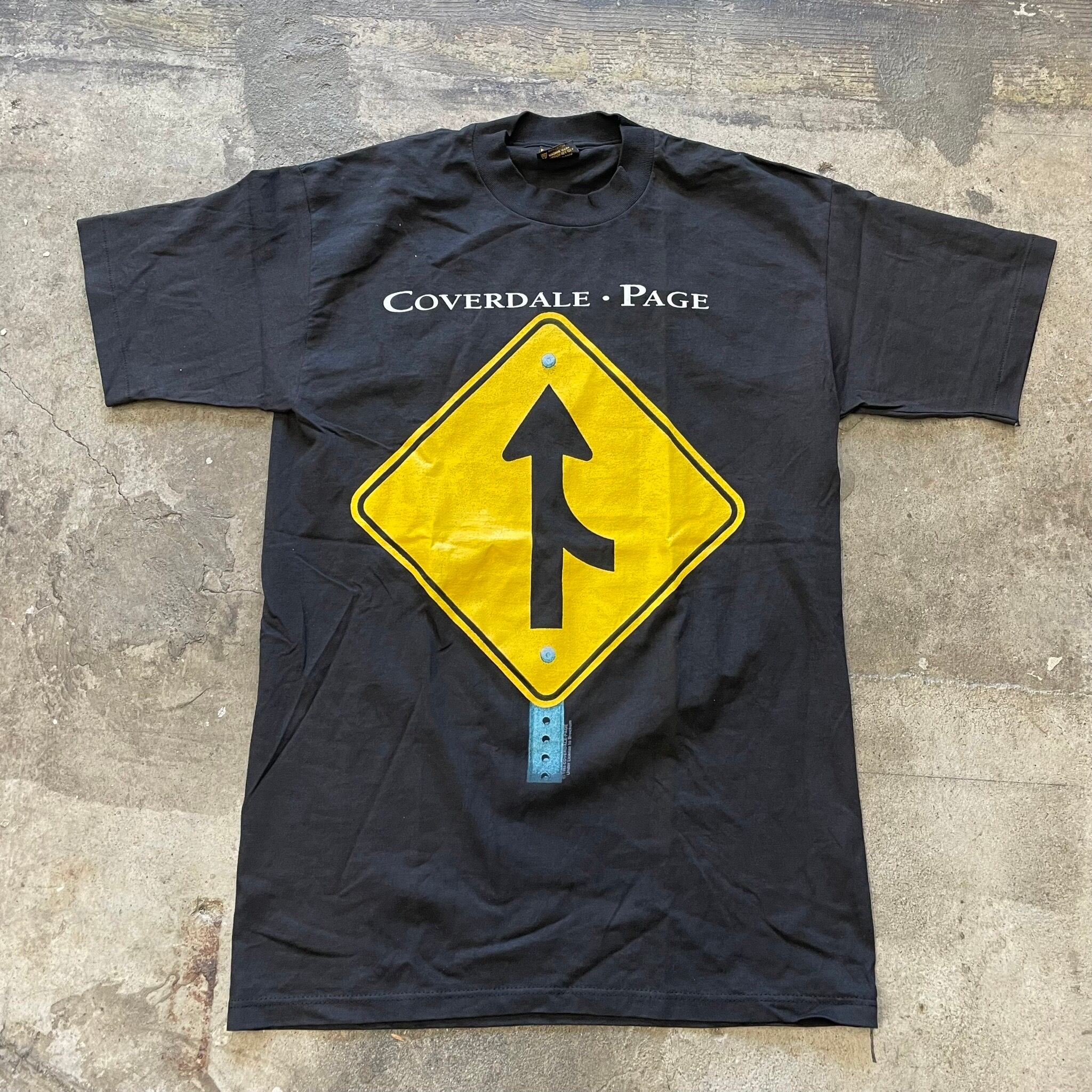 COVERDALE PAGE 1993年 JAPANツアー Tシャツ ビンテージ