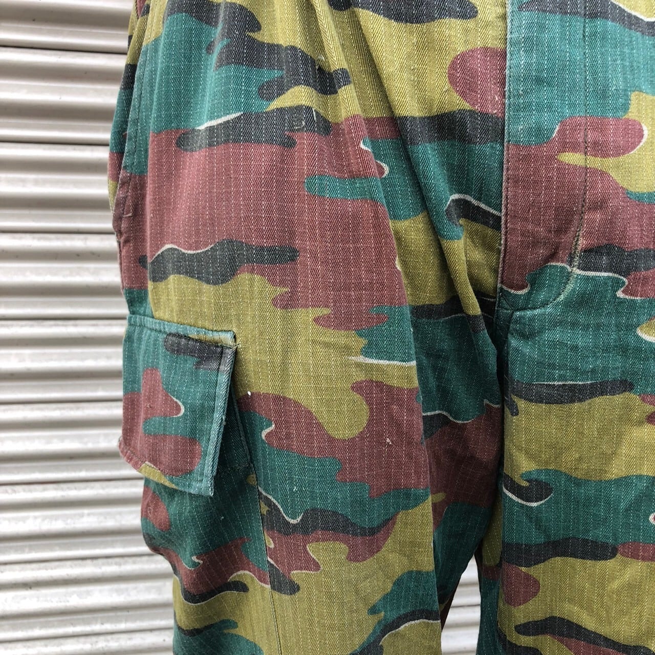 90s ベルギー軍 実物 M-90 ジグソーカモ 迷彩 カーゴパンツ 90s ベルギー軍 実物 M-90 ジグソーカモ 迷彩 カーゴパンツ