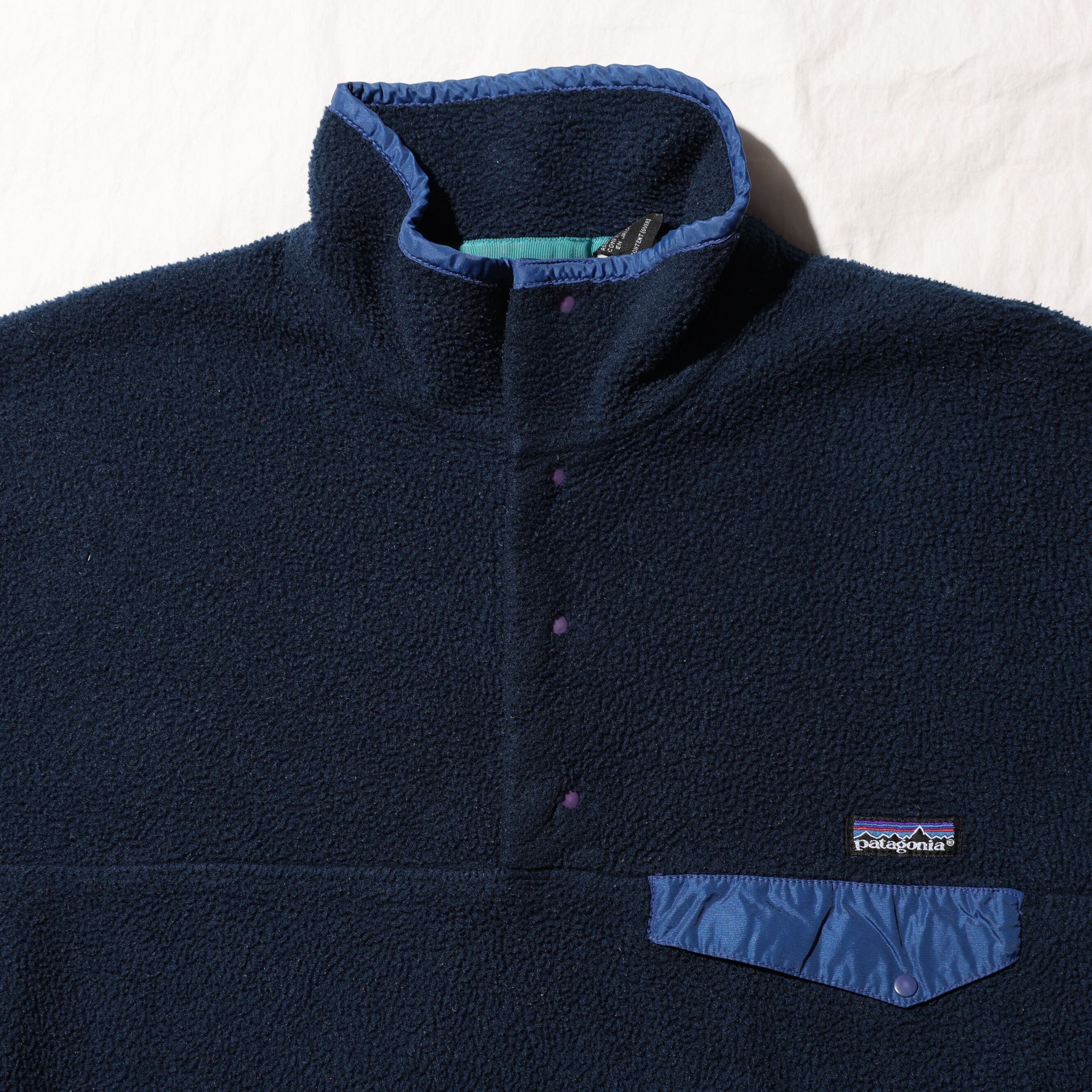 美品 M 93年 ネイビー 旧肉厚個体 Synchilla Snap-T Patagonia