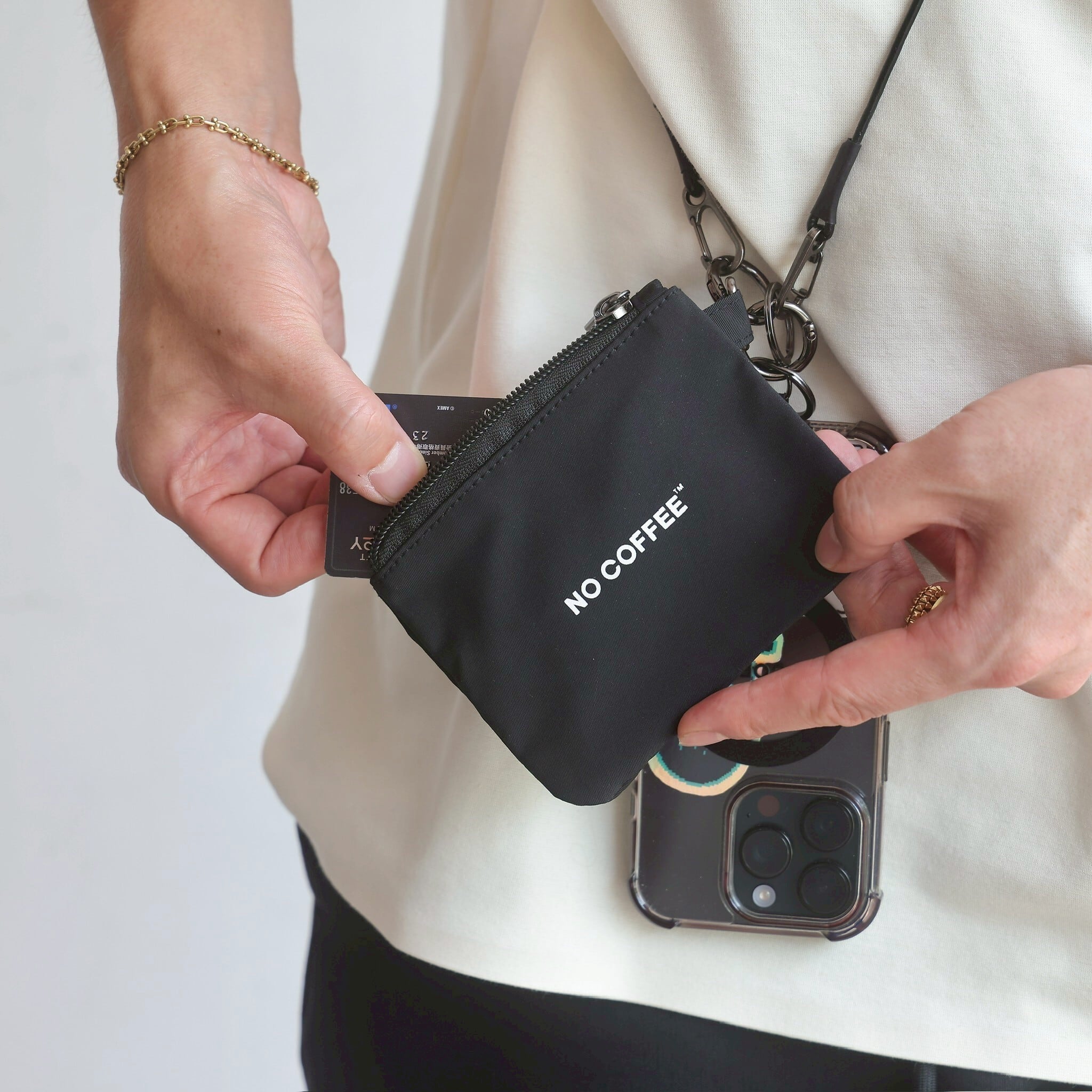 NYLON CARD CASE | NO COFFEE NYLON CARD CASE | NO COFFEE