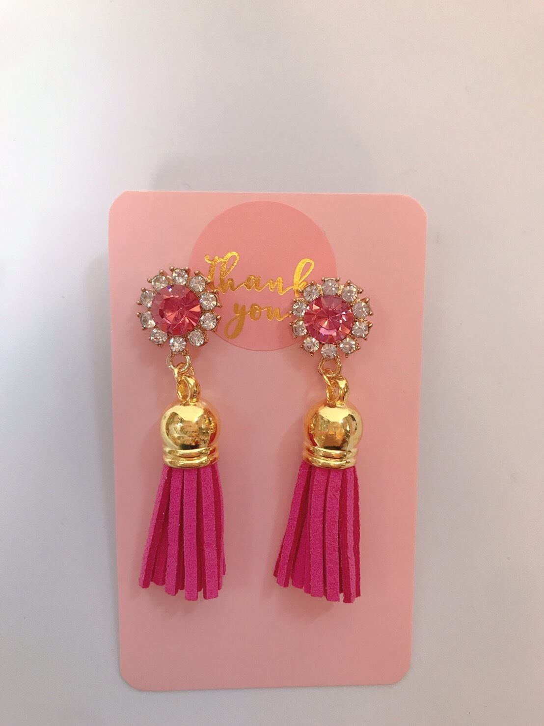 flower tassel earrings♡タッセルピアス 全2色 | Lotus Nina
