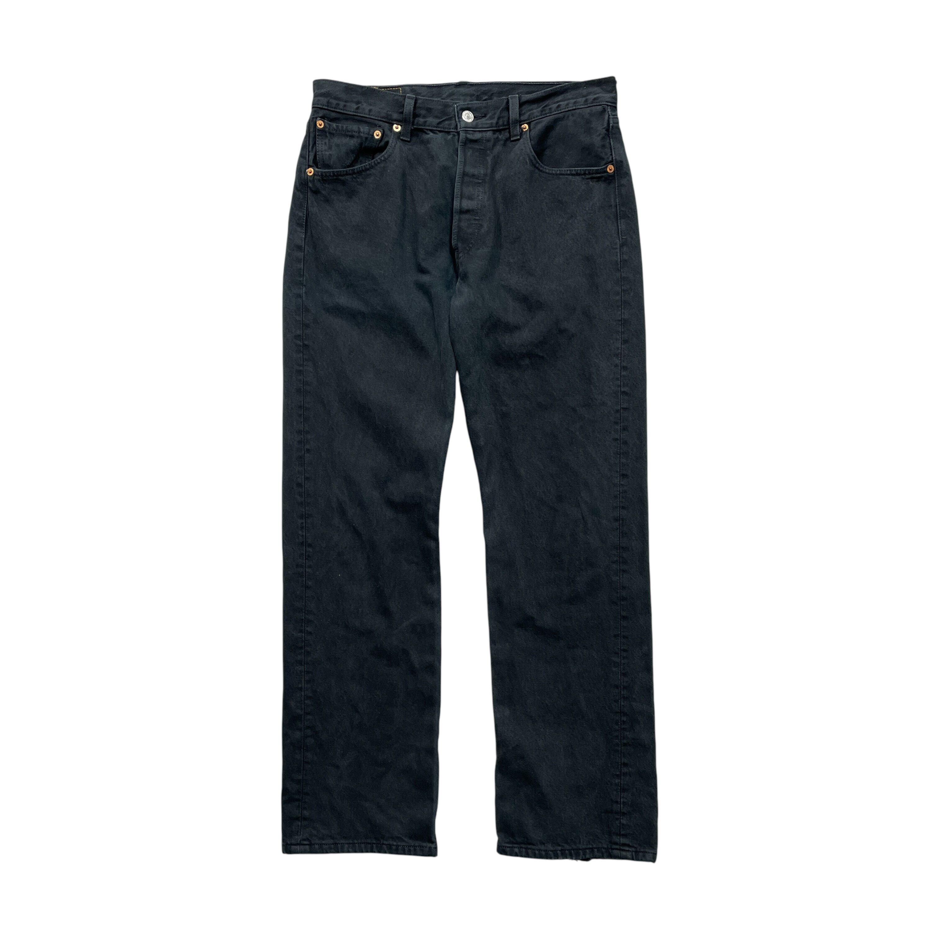 パンツ 00s USA製 リーバイス 550 ブラック デニム パンツ 33 34 黒