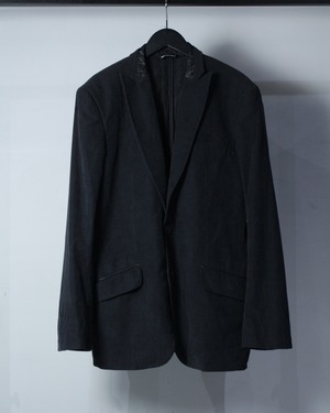 【Caka BLACK】“D&G DOLCE & GABBANA” Switching Design Corduroy Tailored Jacket
