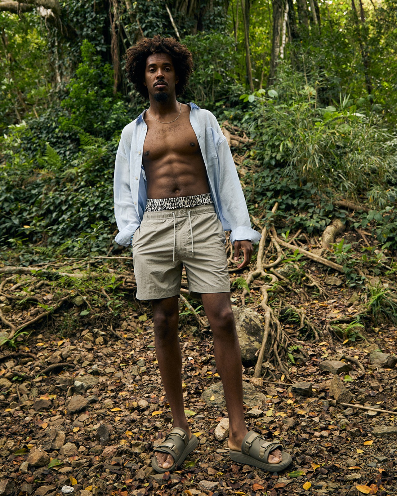 【SUNS】WAIST LAYERED BOARD SHORTS［RSW102］