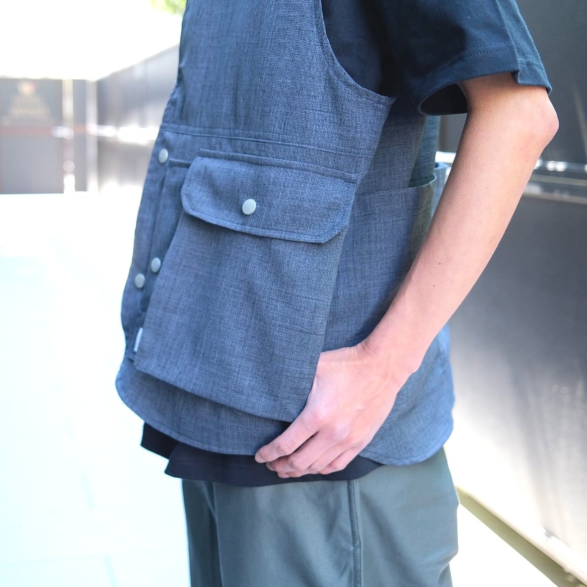SASSAFRAS(ササフラス) / Cultivator Vest-Gray- (SF-252218) | Signs