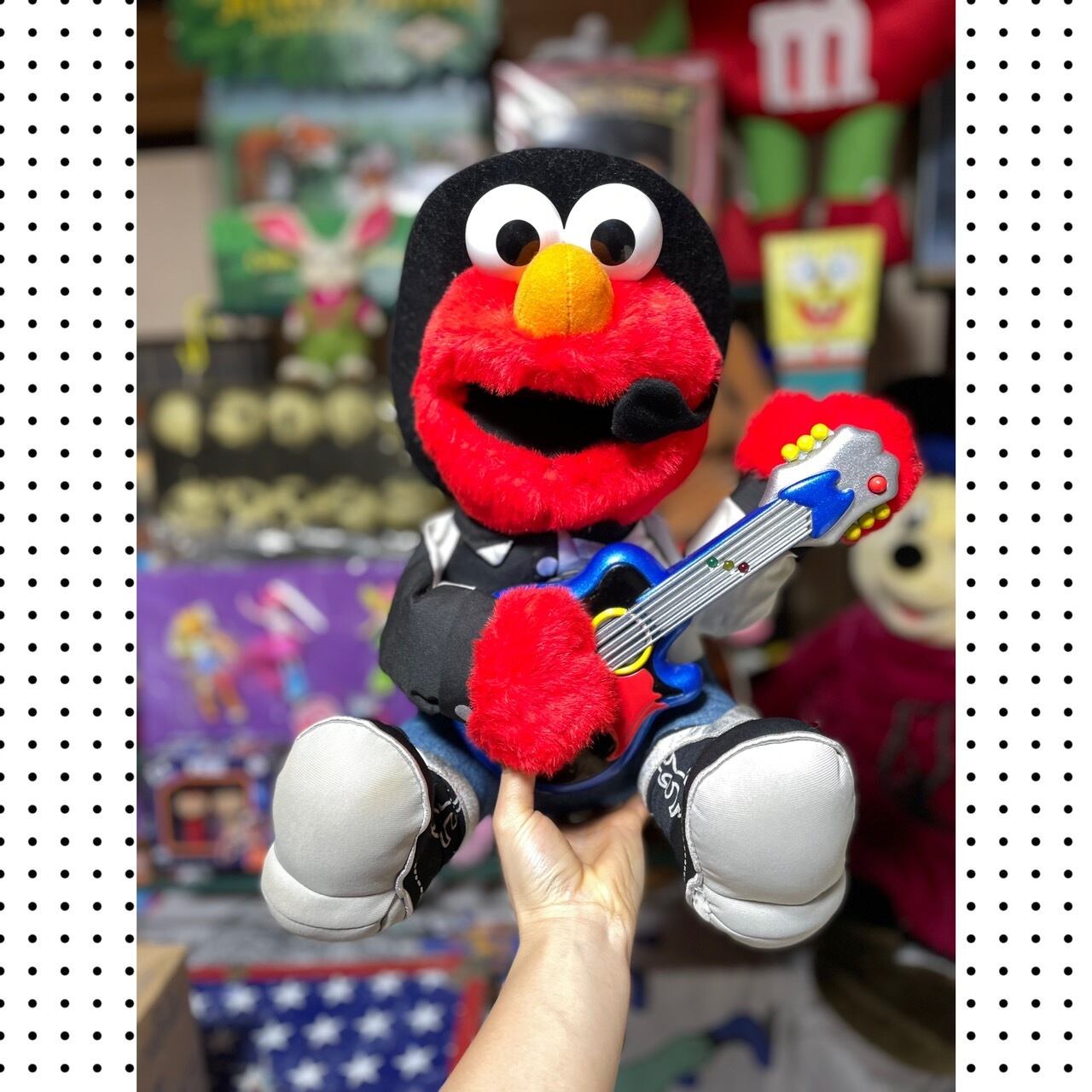 00s カントリーエルモ シンギングドール セサミストリート / 2000s Vintage Tyco Country Elmo  Fisher-Price | THE PUPPEZ☆e-shop　/ ザ　パペッツ松本-WEBショップ powered by BASE